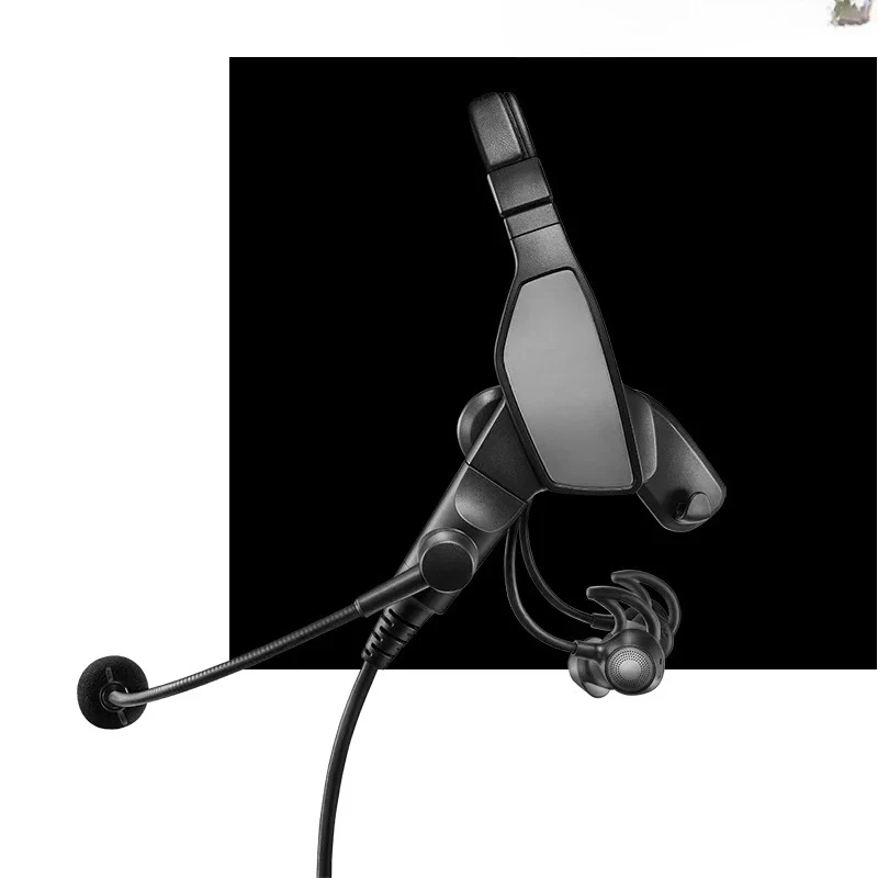 Boss ProFlight I /  II series aviation pilot active noise reduction anr aviation Bluetooth headset (Not new!)