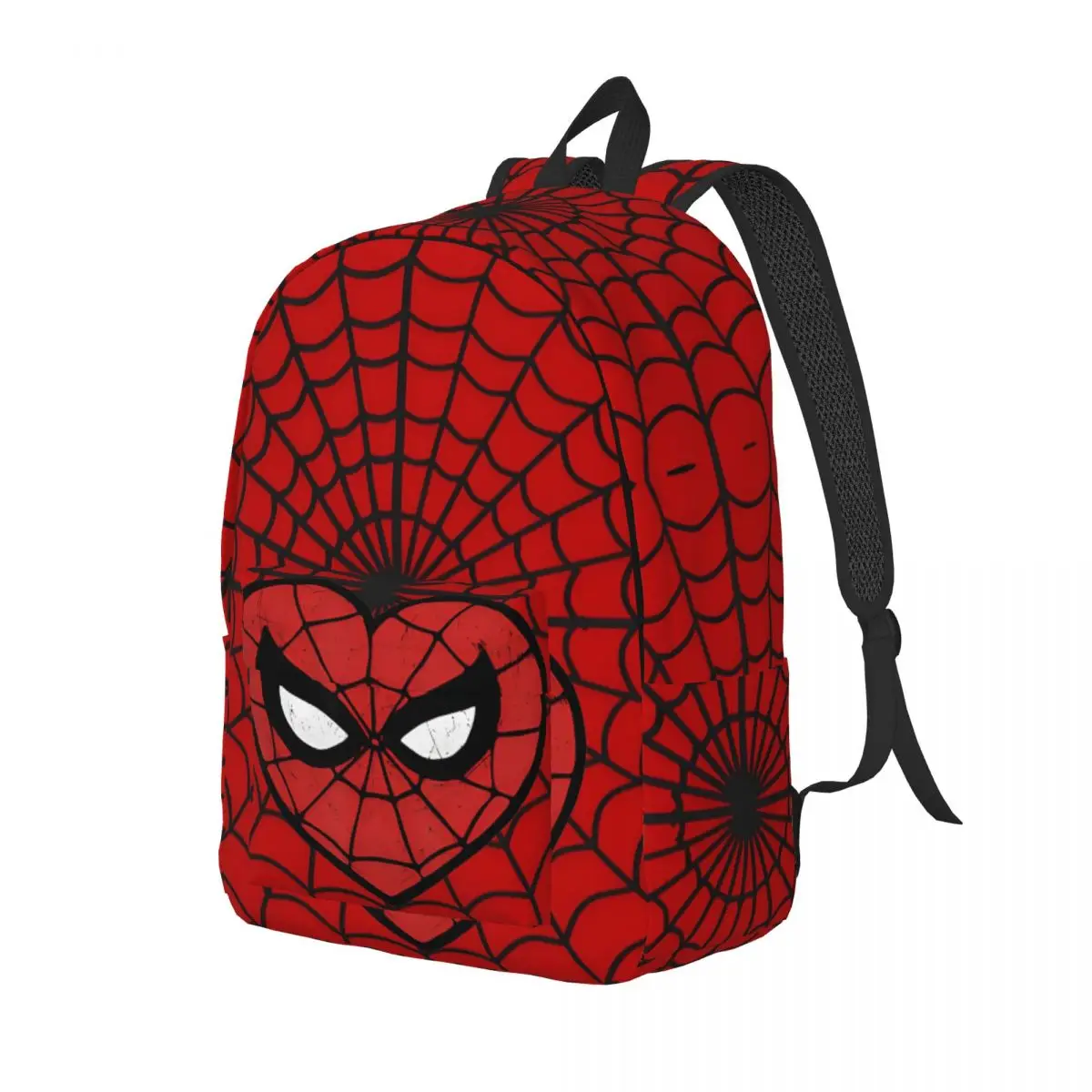 Spider Web Art Spiderman Spiderverse Fashion Backpack Sports High School Business Daypack for Men Women Laptop Canvas Bags