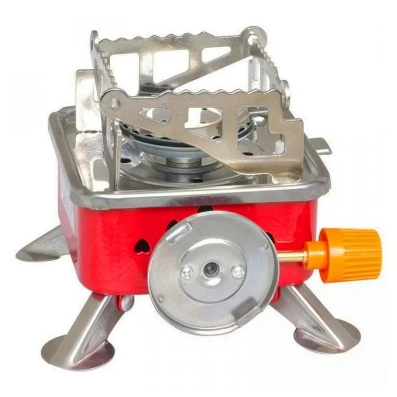 

Portable outdoor cooking burner, powerful heater, tourist gas stove for travel, camping, picnic, holiday cottages
