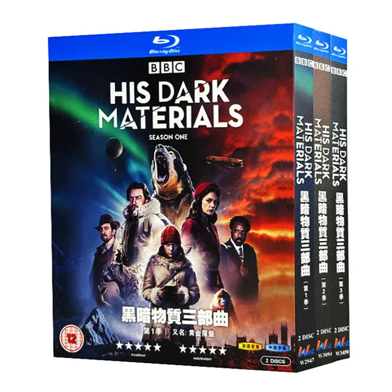 Blu-ray Ultra HD British TV Series His Dark Materials Seasons 1–3 Box Set