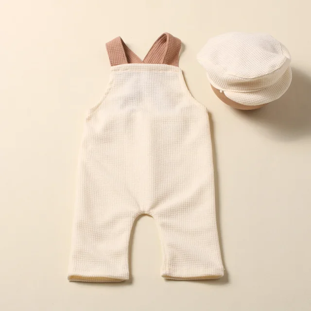 Ylsteed Newborn Boy Photography Outfits with Casquette Cap Color Contrast Shooting Romper Overalls Suspender Trousers 4 Ylsteed Newborn Boy Photography Outfits with Casquette Cap Color Contrast Shooting Romper Overalls Suspender Trousers 4