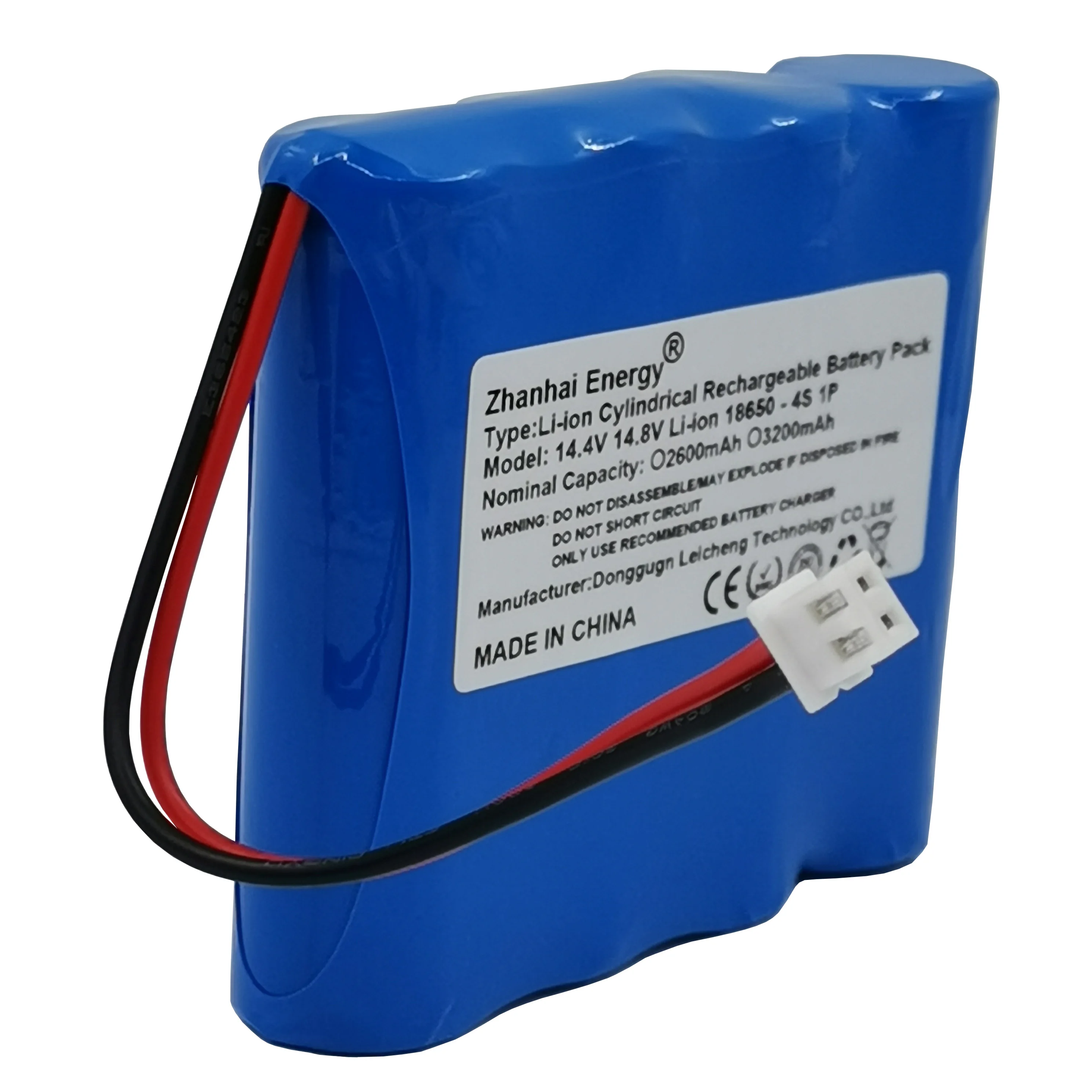 14.4V 14.8V 2600mAh 3200mAh Li-Ion Rechargeable Battery Pack For 14.4V 14.8V Speaker Battery New Customizable Wholesale