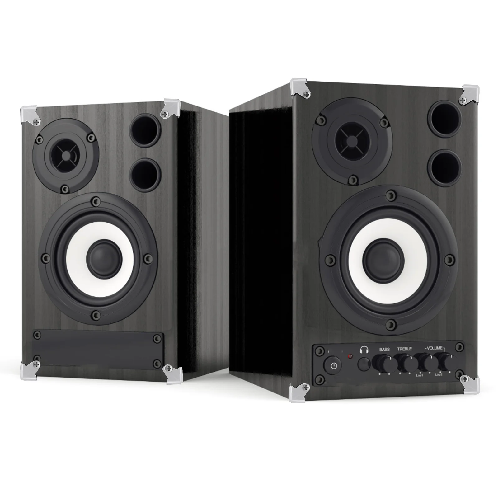 6 قطعة أغطية الزوايا المعدنية للكرتون الثقيلة صندوق حافة حماة الفضة الأثاث حشوات للزوايا للشحن المتكلم