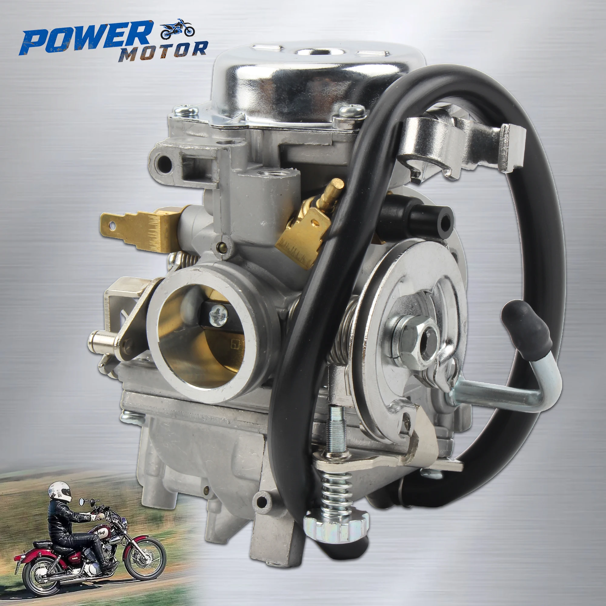 

Карбюратор для мотоциклов Yamaha XV250, Viragp250 1998-2007, V-Star250 2008-2024, аксессуары для питбайков и эндуро