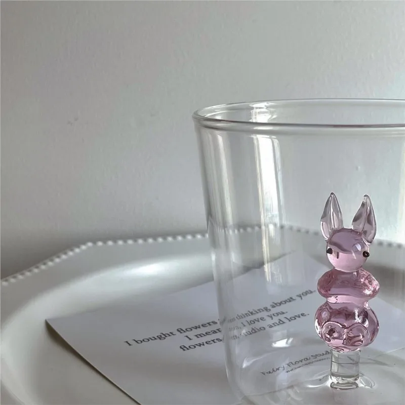 Light Italian Luxury Unique Animals High Borosilicate Glass High-temperature Cups Of Milk For Breakfast Cup Of Choice For Gifts