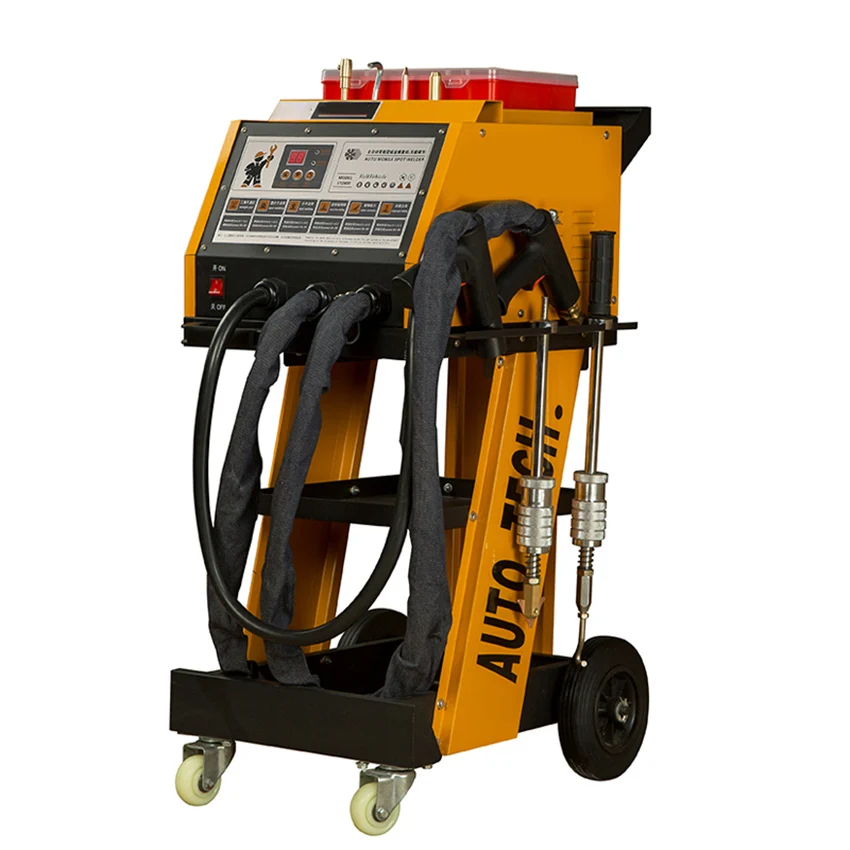 

220 В/380 В автомобильный станок для ремонта листового металла, двойной пистолет, инструмент для ремонта депрессии кузова автомобиля, многофункциональный автомобильный мезон