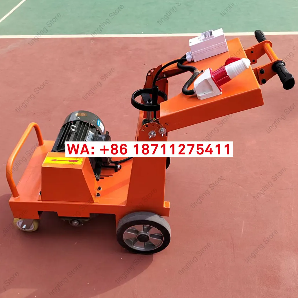 Hand pushed electric high-end sand belt machine, steel plate rust removal, polishing and grinding machine