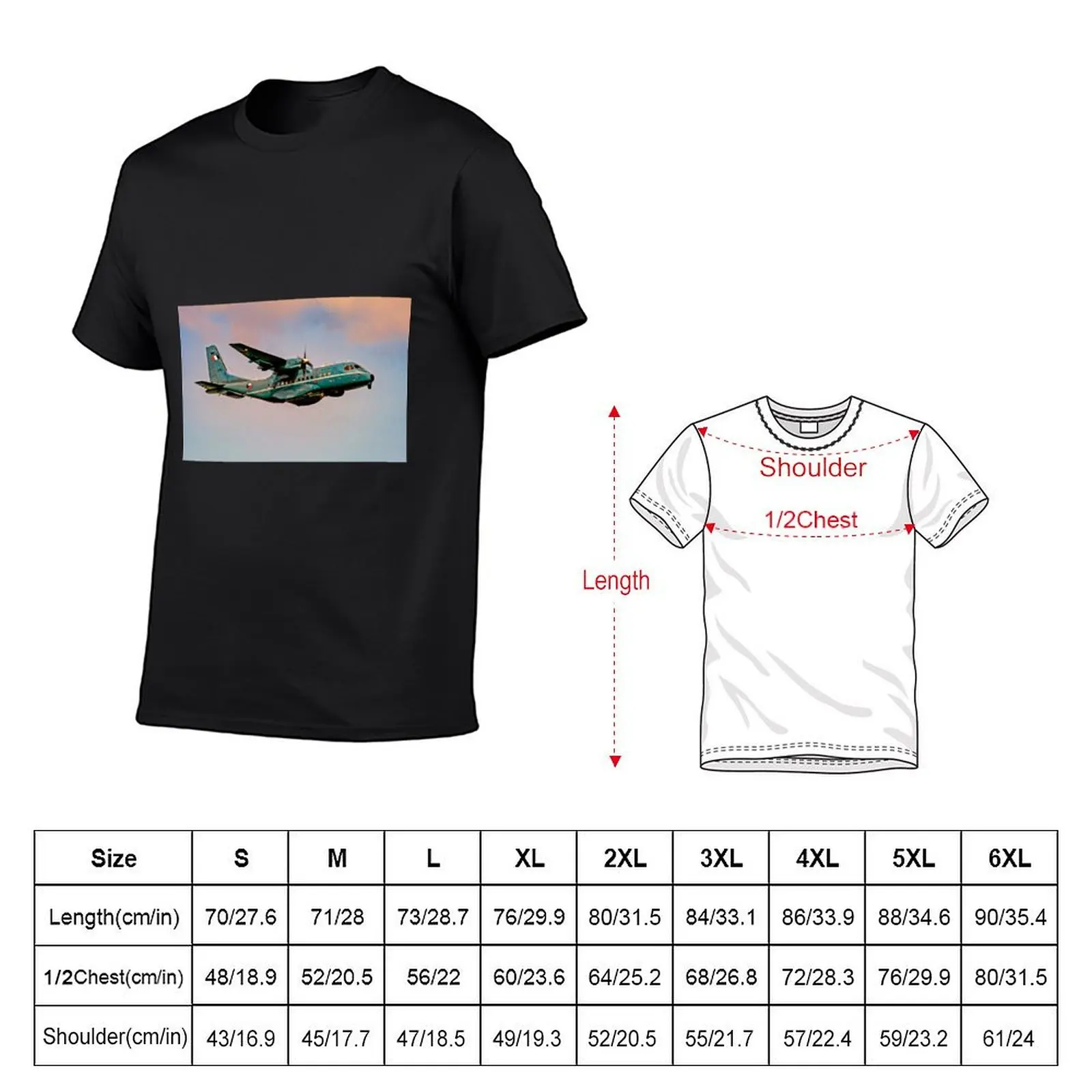 Irish Aviation CASA CN235 Air craft T-Shirt customizeds vintage clothes oversized t shirts for men