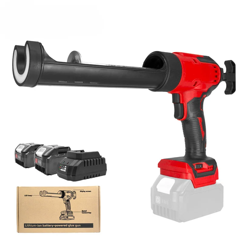 

Industrial-Grade Rechargeable Electric Caulking Gun Automatic Soft Hard Glue Waterproof Leak Repair Machine with Digital Display