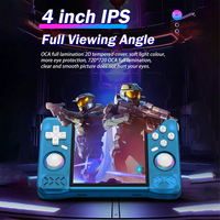New 3C-XF40H Retro Handheld Game Console 128G 4.0In IPS Screen Linux Support WiFi RGB 3D Joystick Portable Pocket Game Player C