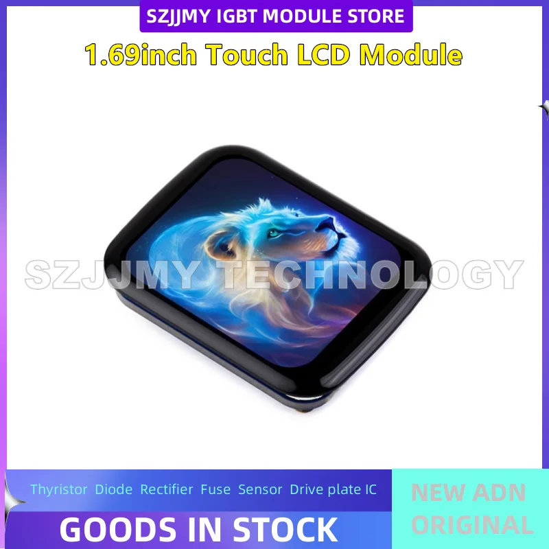 NEW ORIGINAL IN STOCK  1.69-inch LCD rounded touch screen 262K color 240 × 280 resolution SPI/I2C communication