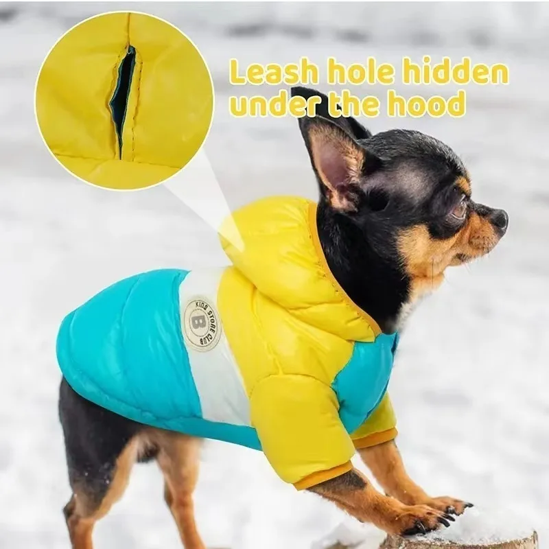 

Waterproof Down Jacket for Dogs, Warm Dog Clothes, Small, Medium, Large, French Bulldog, Pug, Hooded Coat, Pets Clothing, Winter