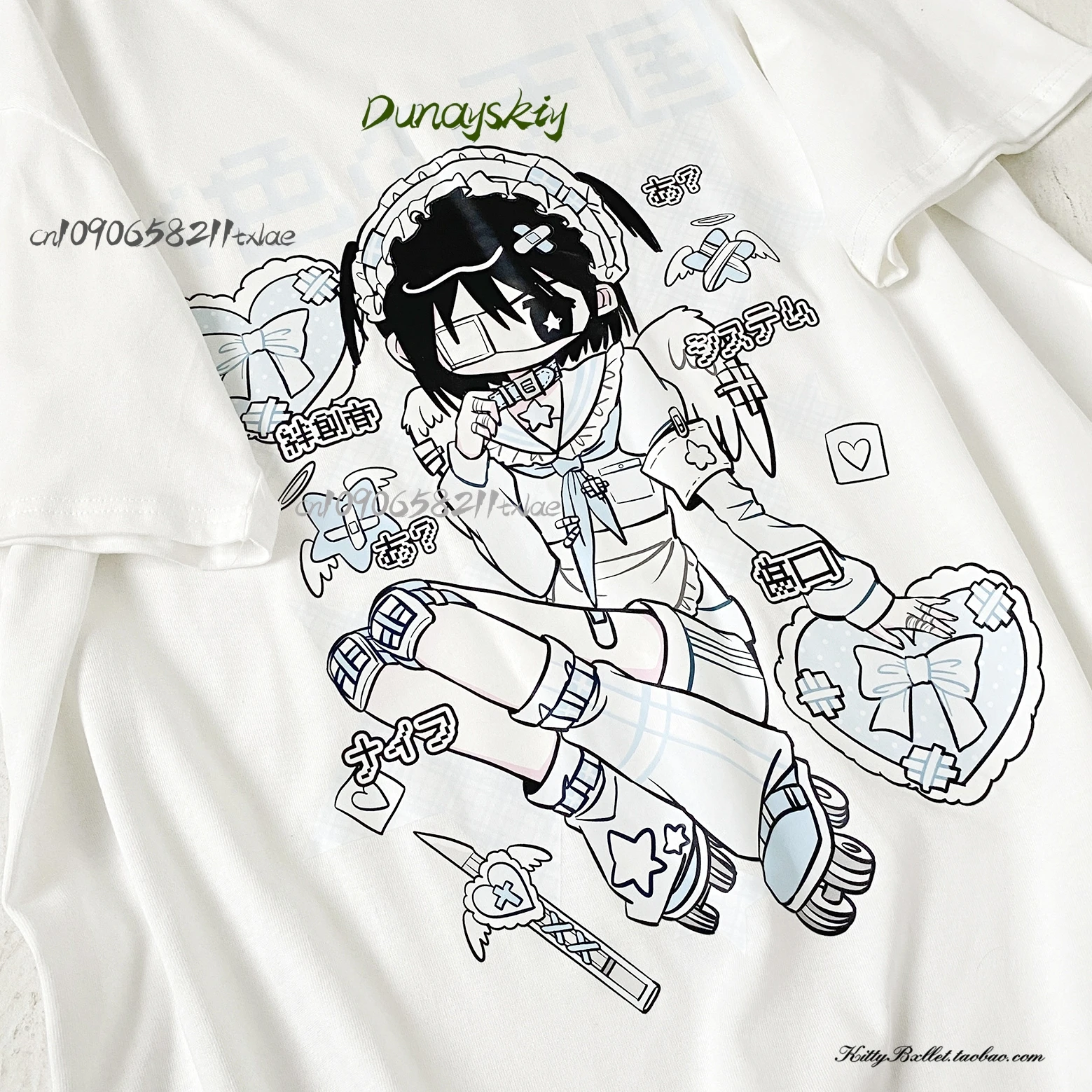 ジライケイ半袖コスプレ衣装ゴシックブルーウォーターシリーズかわいいかわいいパーティーデイリーサブカルチャーハロウィンコスプレ