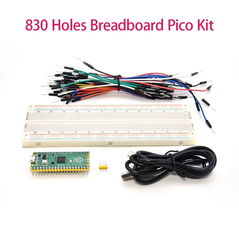 

Официальная макетная плата Raspberry Pi Pico, комплект Pico Stater Kit RP2040, микроконтроллер кб, SRAM Cortex-M0 + двухъядерный процессор ARM