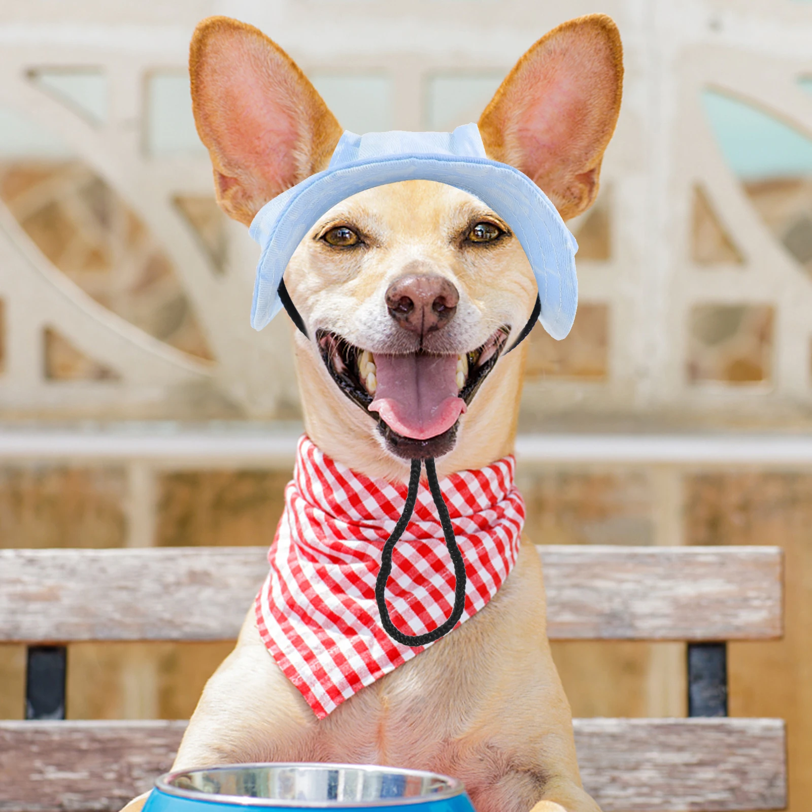 

Pet Baseball Cap Dog Outdoor Hats Clothing Adjustable Sun Cute for Dogs Cotton Small Breathable Unique