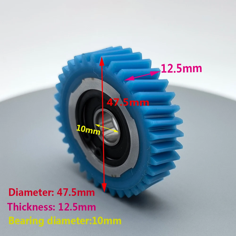 

47.5x12.5mm 35 Tooth Nylon Drive Gear, 10mm Bearing Bore Fit for Bafang Electric Bike 500W-1000W Motor Bafang Accessories
