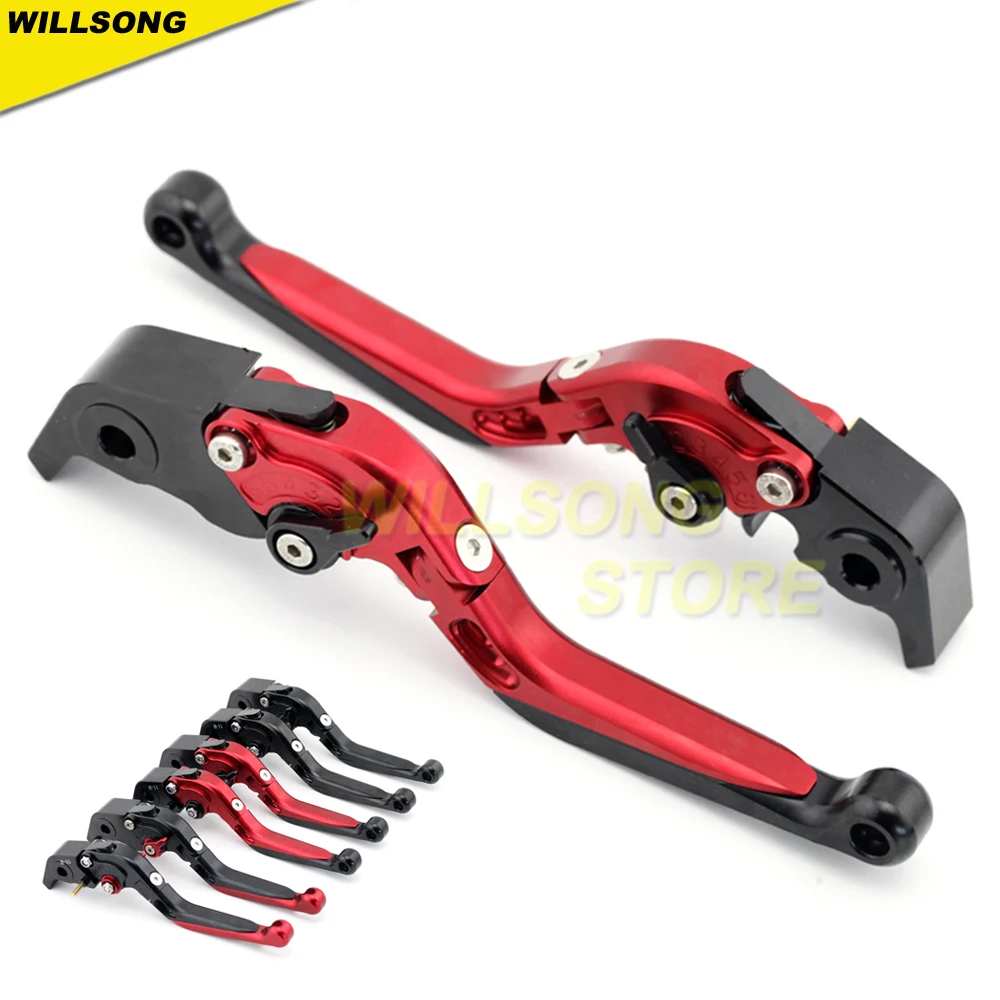 For DUCATI Hypermotard 1100 S EVO SP 2007-2012 Adjustable Brake Clutch Lever Folding Extendable Motorcycle Accessories