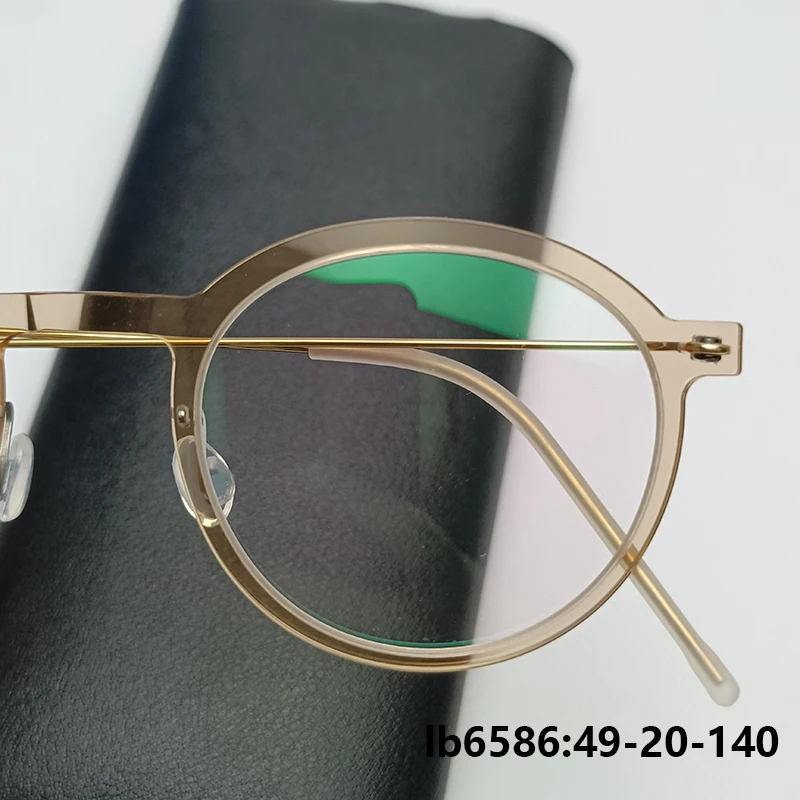 

Дания 686 круглые очки в оправе для мужчин и женщин титановые сверхлегкие красочные очки брендовые дизайнерские очки синего света