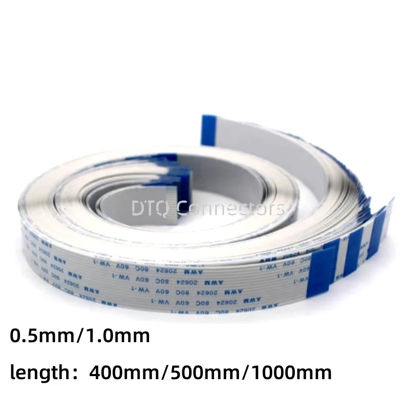 2PCS AWM 20624 80C 60V VW-1 FFC FPC Flat flexible cable 4/5/6/8/10/12/14/16/18/20/22/24/26/28/30/32/34/36/38/40/45/50/54/60 Pin