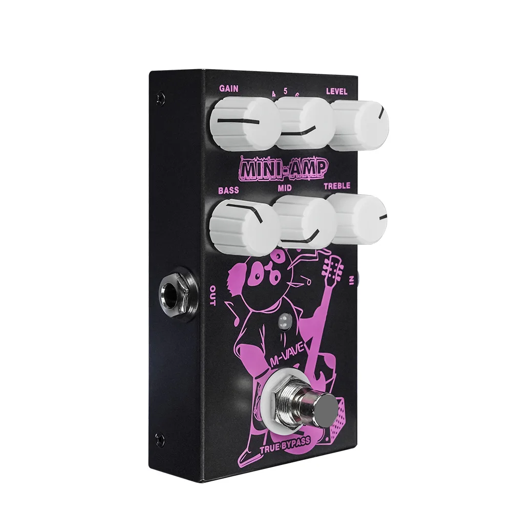 

M-VAVE Electric Guitar Effects Pedal DC 9V 3-gear EQ Adjuster Portable Guitar Multi Effects Pedal 9-gear Music Effects