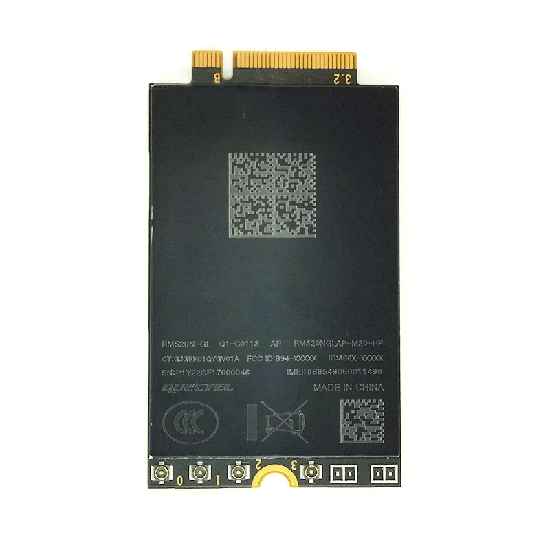 For Quectel RM520N-GL 5G Sub-6GHz M.2 Module RM520NGLAP-M20-HP PCIE Interface GNSS Receiver Multi-mode M2 