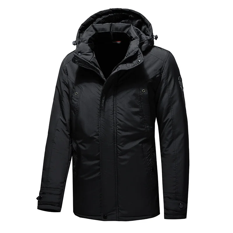 

male Winter Warm Waterproof Jacket parkas Men New Autumn Thick Hooded Parkas Fashion Casual Slim Coat clothing