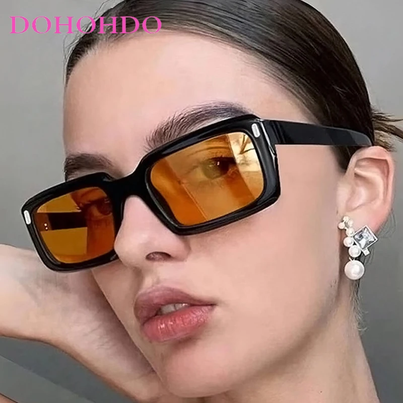 

Classic Vintage Rice Nail Decoration Square Women’s Sunglasses Brand Design Men Sun Glasses Outdoor Sports Driving Eyewear UV400