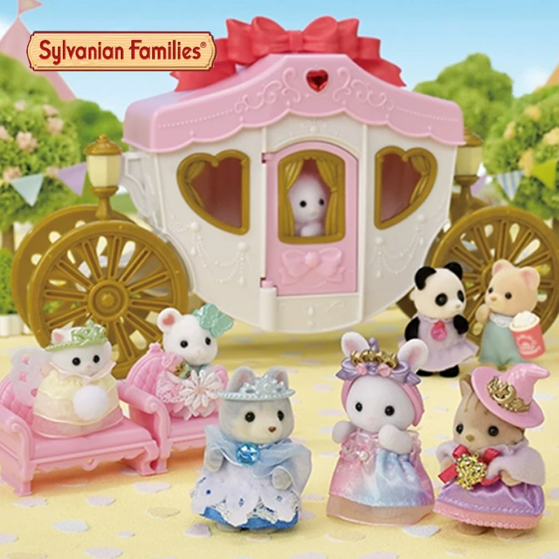 Sylvanian Families Girl niños juguetes Calico Critters muñeca en miniatura accesorios de ropa princesa real conjunto juguetes para niños regalo