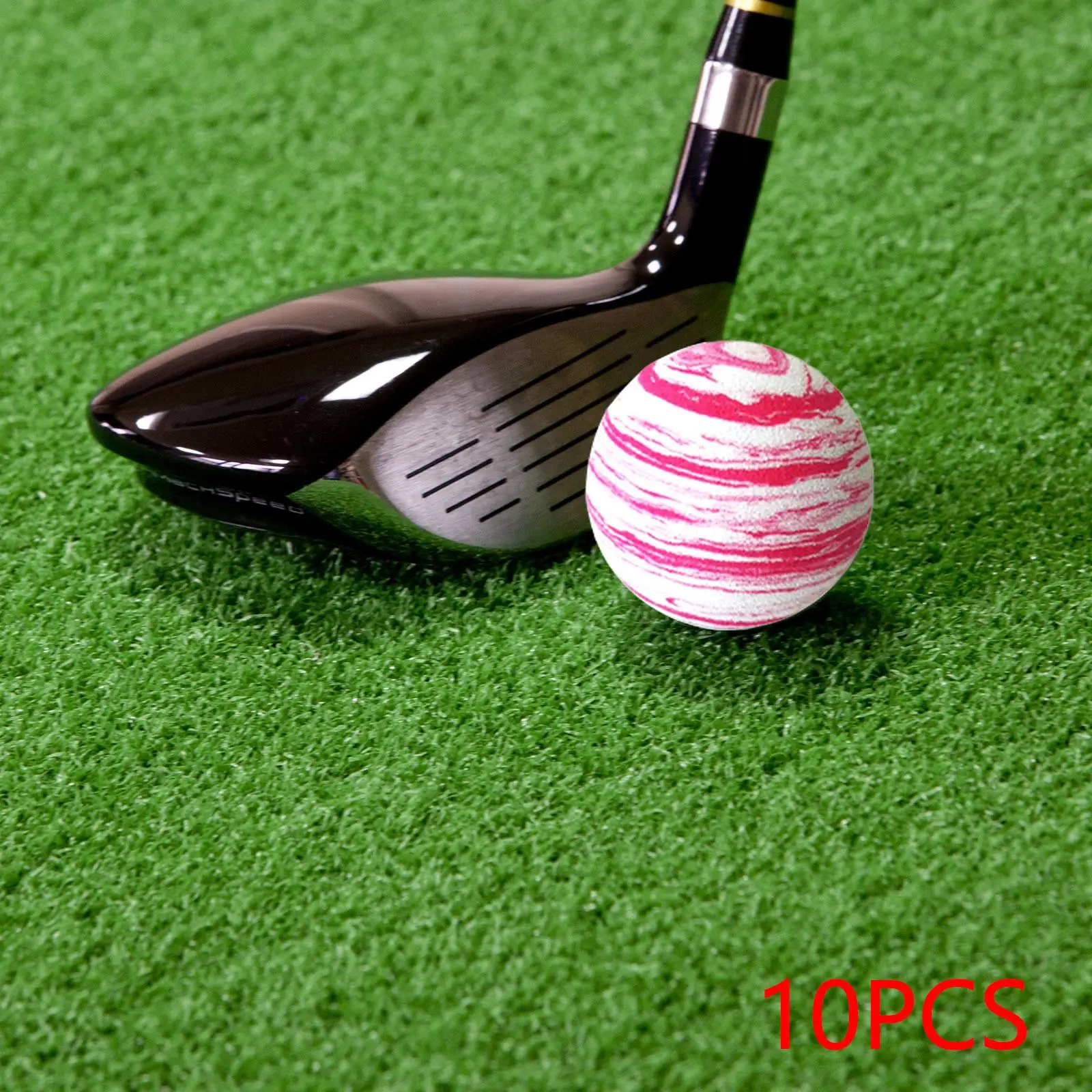 Lightweight EVA Golf Practice Balls Durable Swing for Indoor Outdoor Use with Soft Foam Elastic Reusable Design
