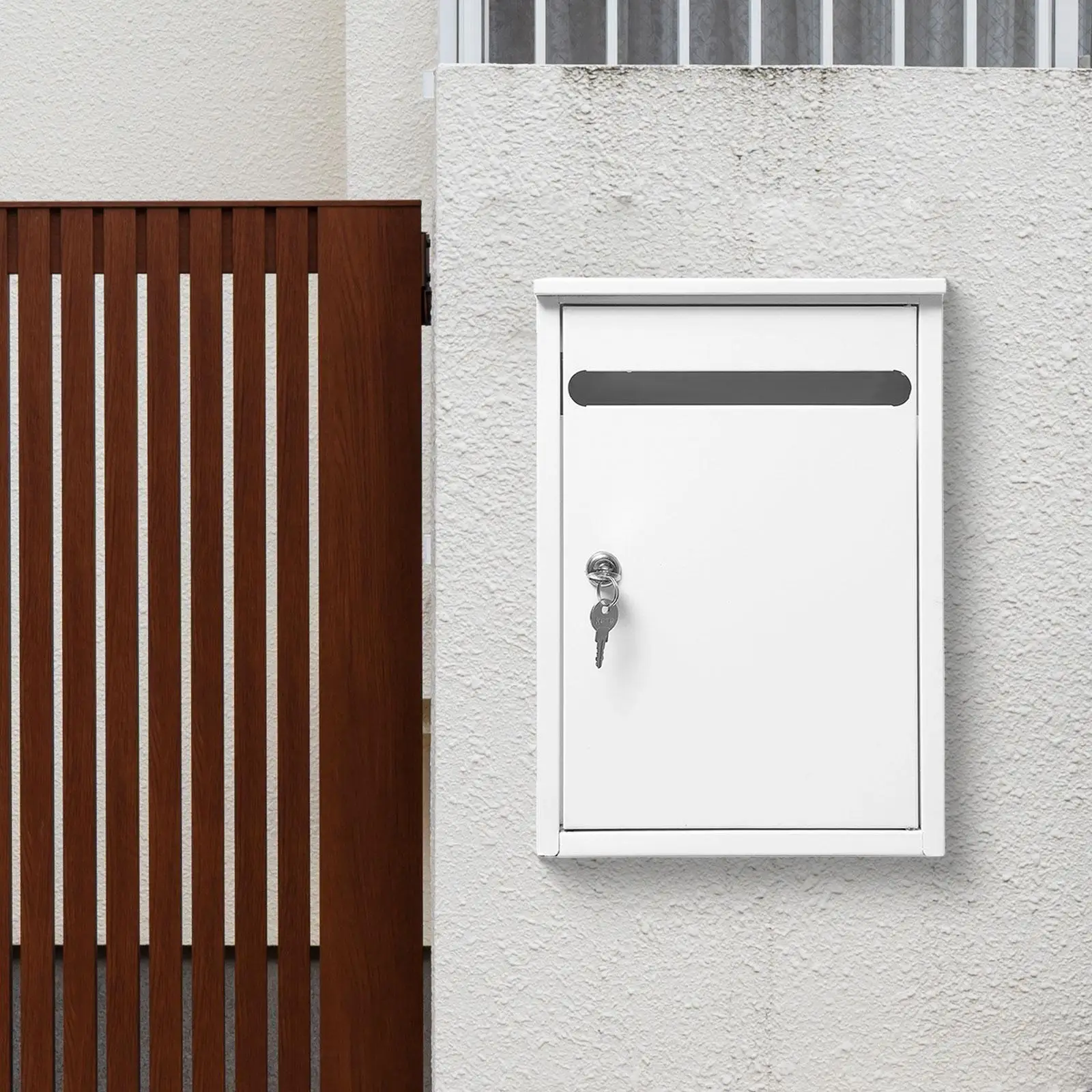 

Настенный почтовый ящик для офиса и бизнеса, уличный, простая установка, металлический почтовый ящик