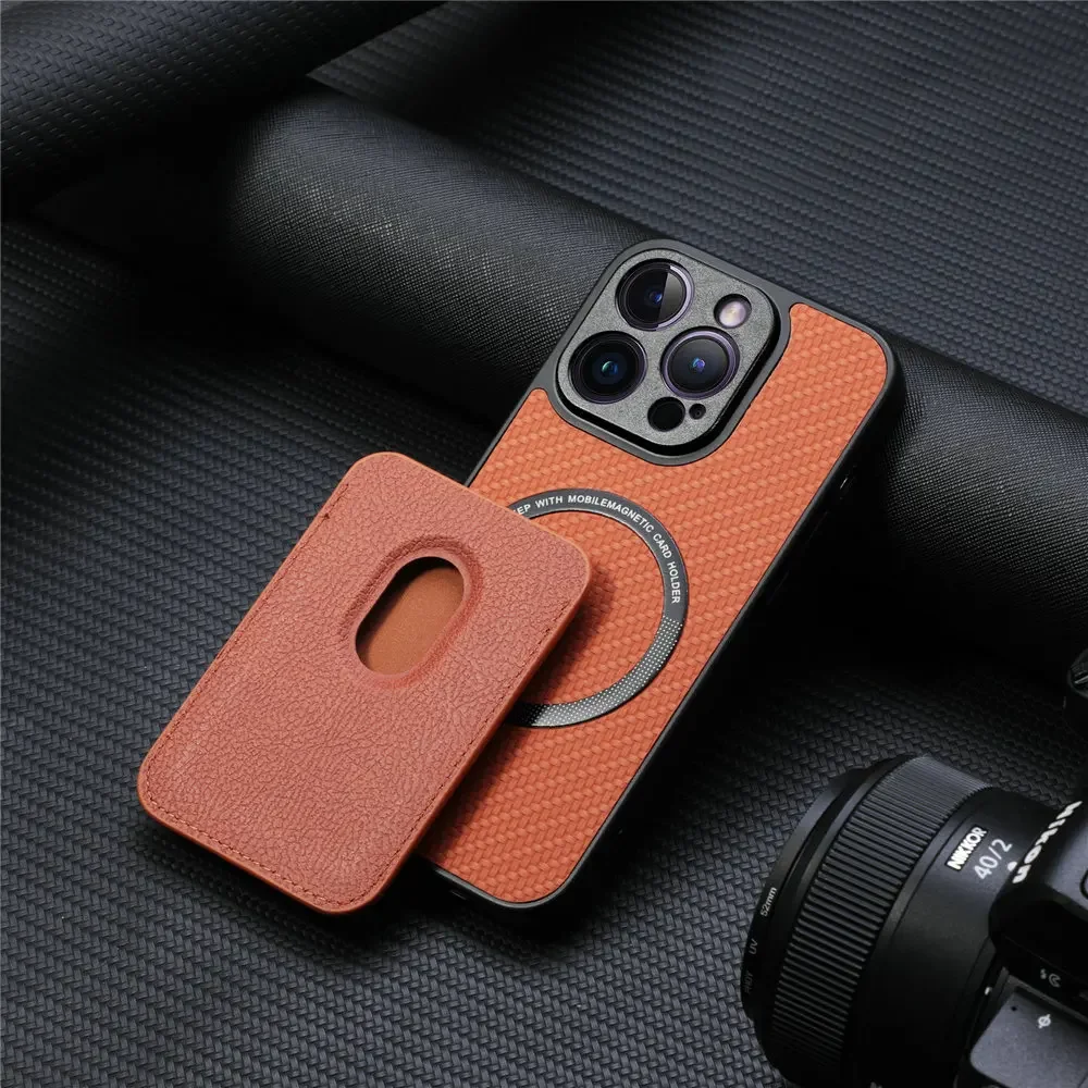 Magnetic Detachable Card Wallet Case for Samsung Galaxy S26 Edge S25 Plus S24 S23 Ultra S22 S21 S20 FE Leather Back Cover