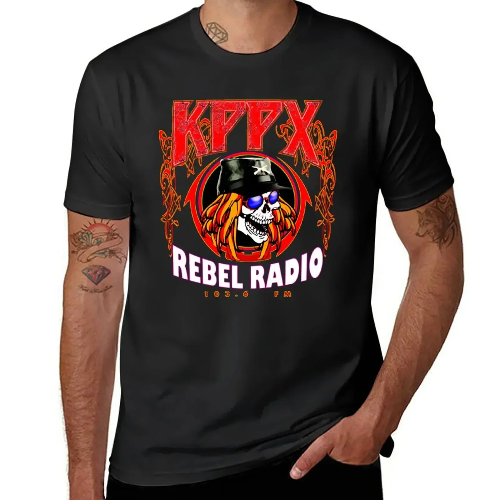 KPPX radio T-Shirt oversizeds summer tops mens t shirt