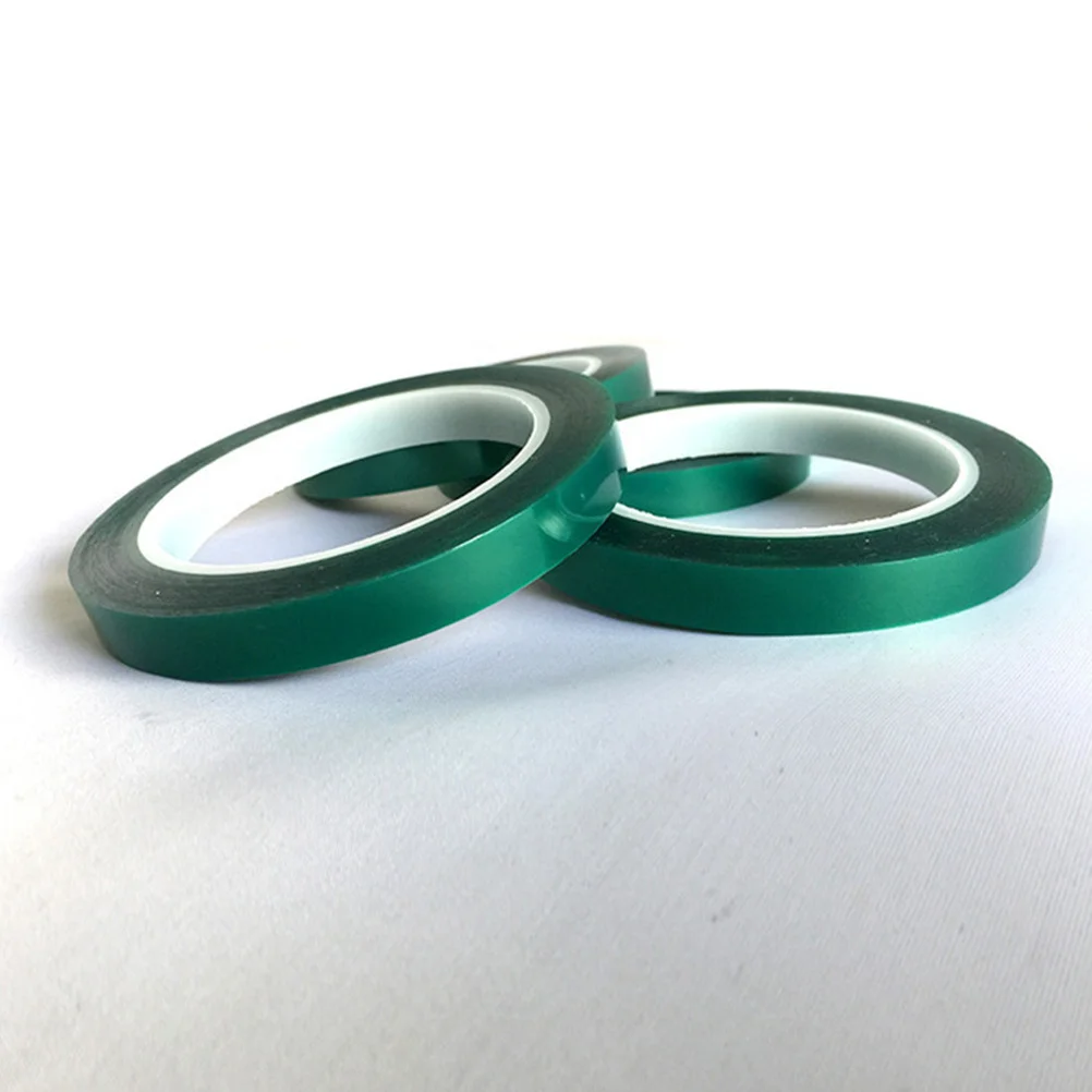 

5pcs Heat Resistant Tape 180°C Pet Adhesive Plating Shielding For Pcb Masking Car Paint Protection