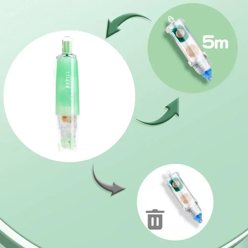 ลูกกลิ้งเทปกาวแบบยืดหดได้ลูกกลิ้งเทปสองชั้นสำหรับเครื่องจ่ายกาวสมุดติดรูปสำหรับโครงการถ่ายภาพในบ้านและโรงเรียน