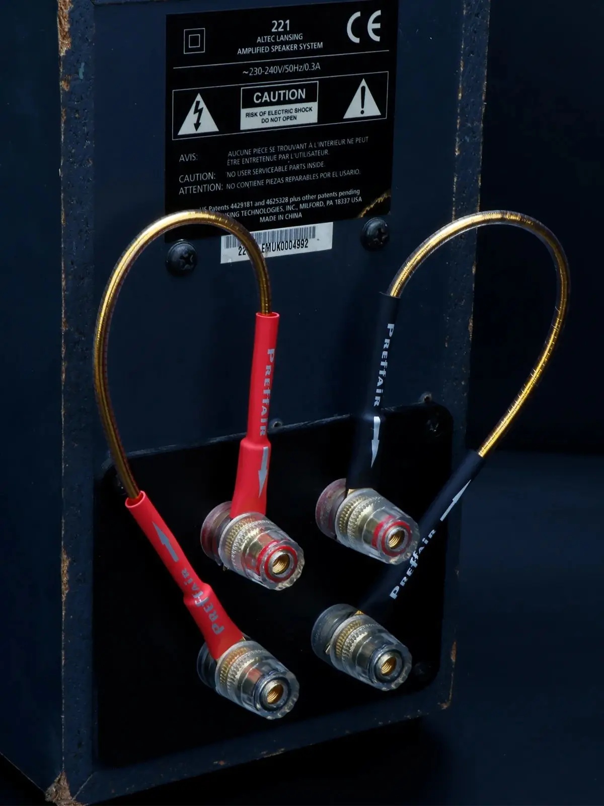 4 SZT. Preffair Posrebrzane Kable Audio Jumper 7N OCC, Mostki Połączeniowe do Głośników, 10-30cm z Wtykami Bananowymi/Przewodowymi typu Y — zdjęcie produktu 7