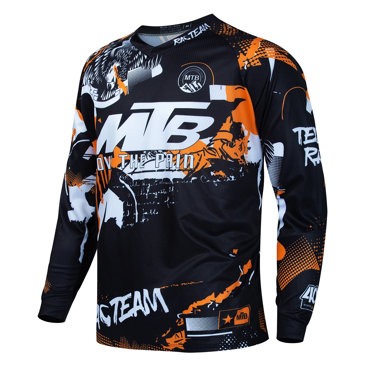 2024 Motocross Shirt Downhill Jersey Mtb T-Shirt Bicycle Cycling Bike Motorcycle Jersey Mountain Bike Clothing Fishing Jersey