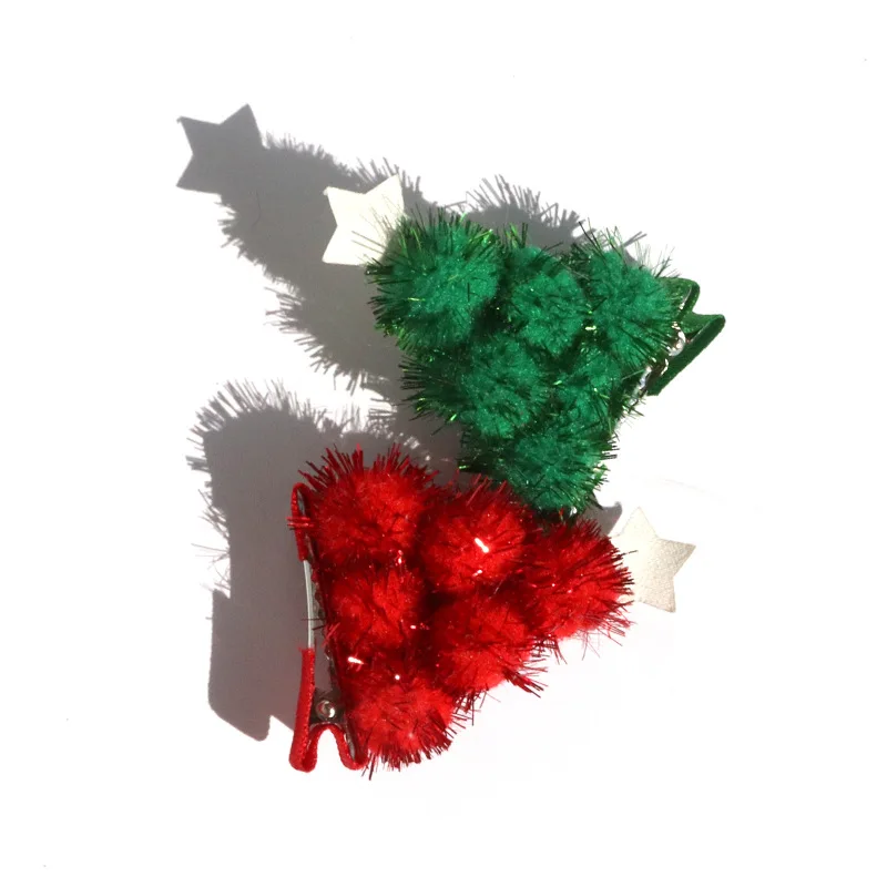 

Рождественские аксессуары для волос Рождественская елка бусины заколка для волос Рождественская вечеринка заколка для волос головные уборы детский праздничный подарок Заколки