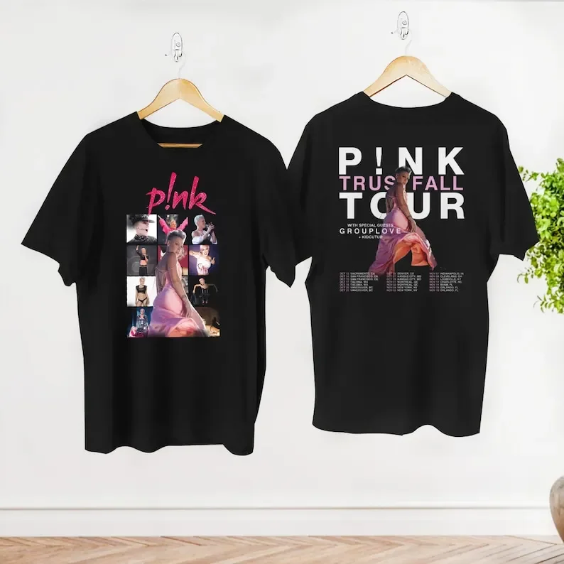 

P!nk On Tour Shirt, 2023 P!nk Concert Merch, Trustfall Album Tee