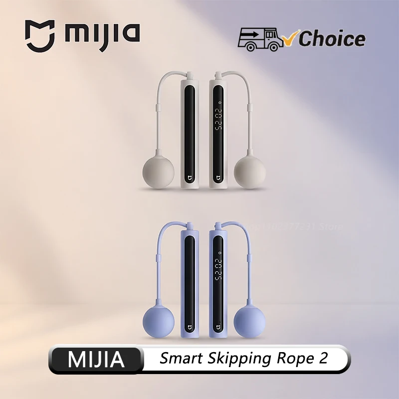 

Original Mijia Smart Skipping Jump Rope 2 Digital Counter Adjustable Calorie Calculation Sport Fitness Exercise Lose Weight CN