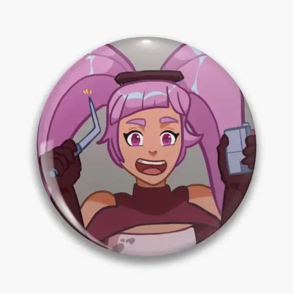 Entrapta She Ra Princess Of Power Catradora دبوس زر ناعم قابل للتخصيص لطيف معدني موضة مضحكة مجوهرات شارة بروش