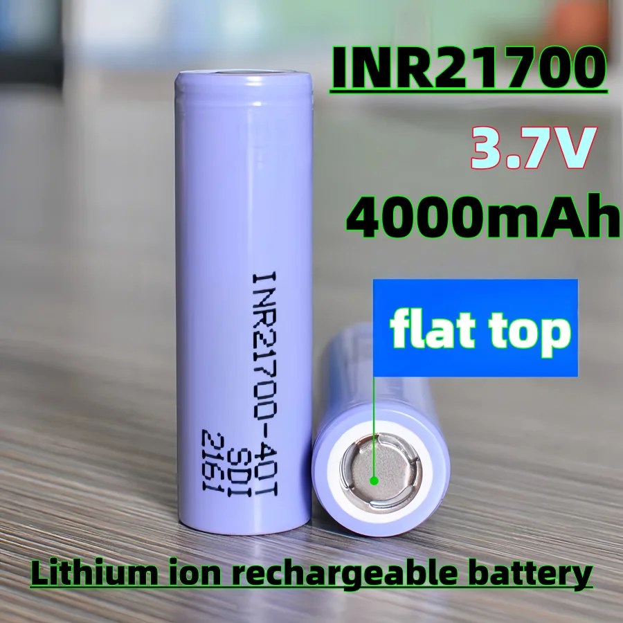 3,7V 21700 Lithium-Ionen-Akku 4000mAh 40T 30A Hochleistungs-Akku 70g für RC-Drohnen und Elektrowerkzeuge