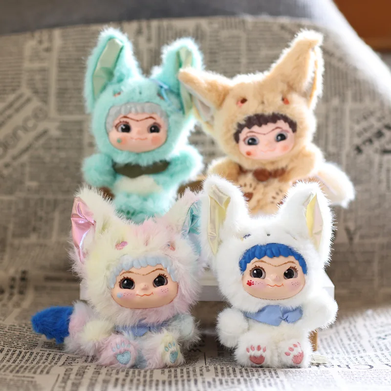 Adorable Kuku Enamel and Plush Keychain Charm with Detachable Chain - Wakuku Themed Bag Accessory & Doll Figure Collectible Toy