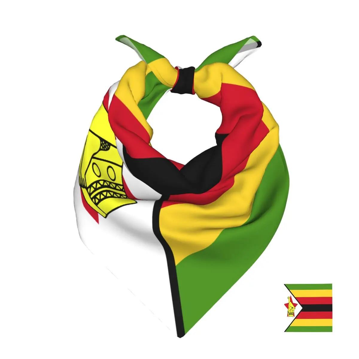 

Zimbabwe Flag Square Towel Multifunctional Neck Scarf Hair Bandana