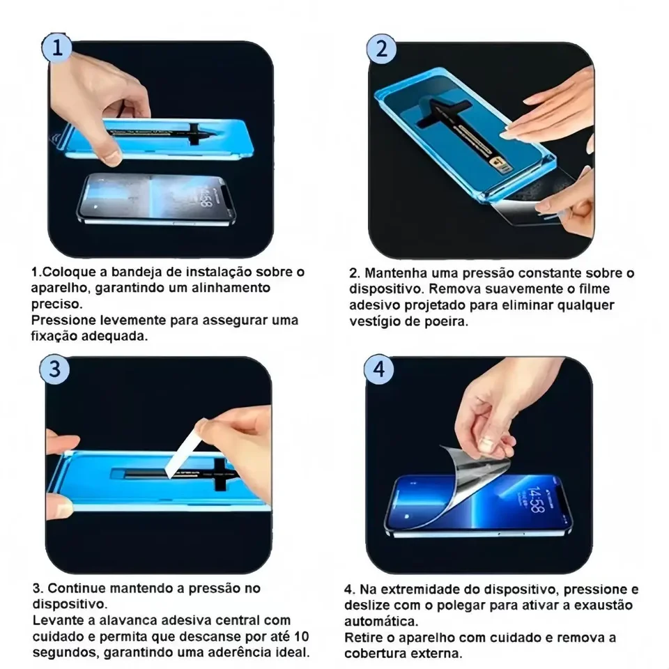 1-5 piezas de protector de instalación sin polvo para iPhone 17 Pro Max iPhone 17 Pro 17 Air, protector de pantalla de cobertura completa para iPhone 17 6