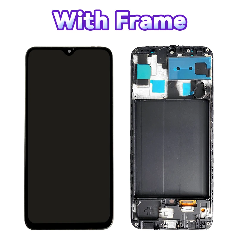 For Samsung Galaxy A50/A505 SM-A505FMTouch Screen Digitizer For Samsung SM-A505W Framed LCD 6.4 inches