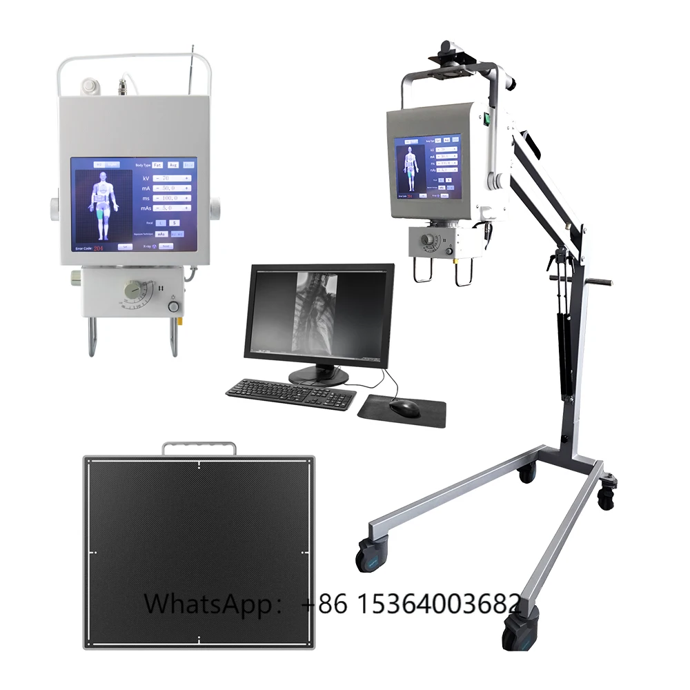 

NEW Hot-selling 5.3 KW Portable Radiology X Ray Machine Human Vet Digital