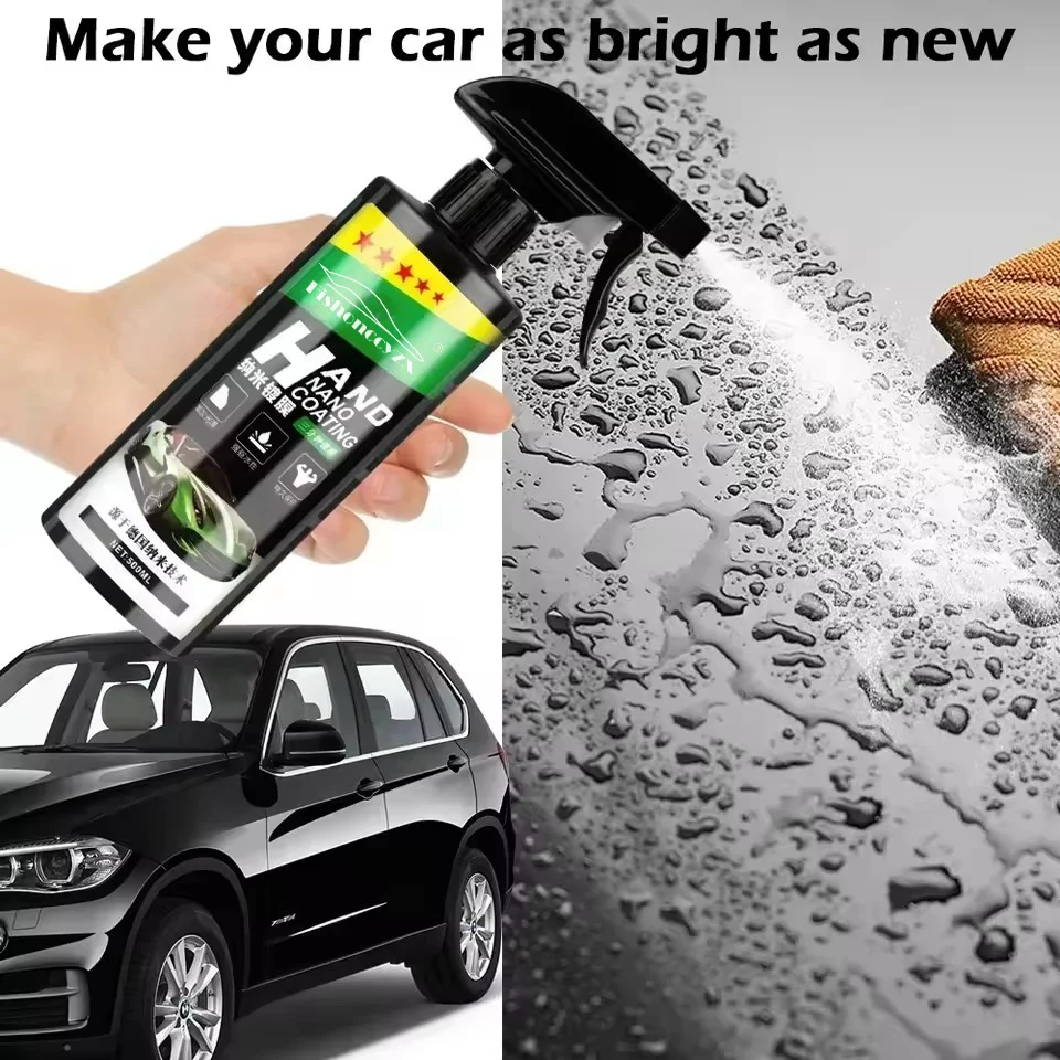 Nano Ceramic Car Coating Auto Detailing Products Liquid Spray Polish Wax Film Paint Care Protector Kit Accessories