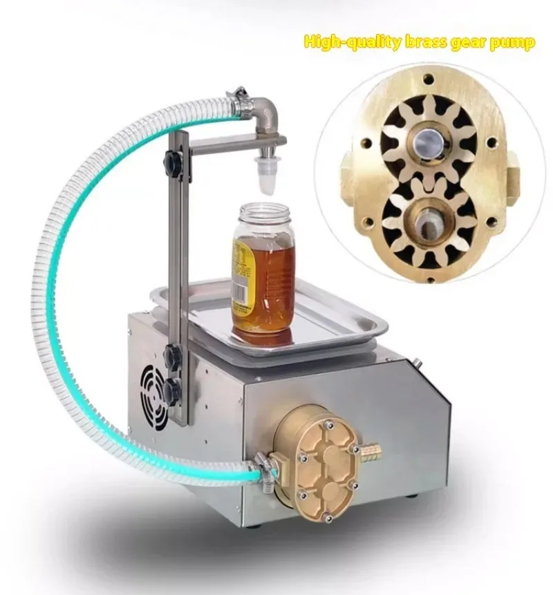 CSY-L15 Flow Weighing Automatic Dispensing Filling Machine Viscous Liquid Filler For Honey Edible Oil Glue 110/220V - view 4