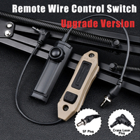 Tactical WADSN Crane 2.5MM 3.5MM SF Plug Dual Function Pressure Switch Remote Button For DBAL PEQ15 MAWL M300A M600C Scout Light