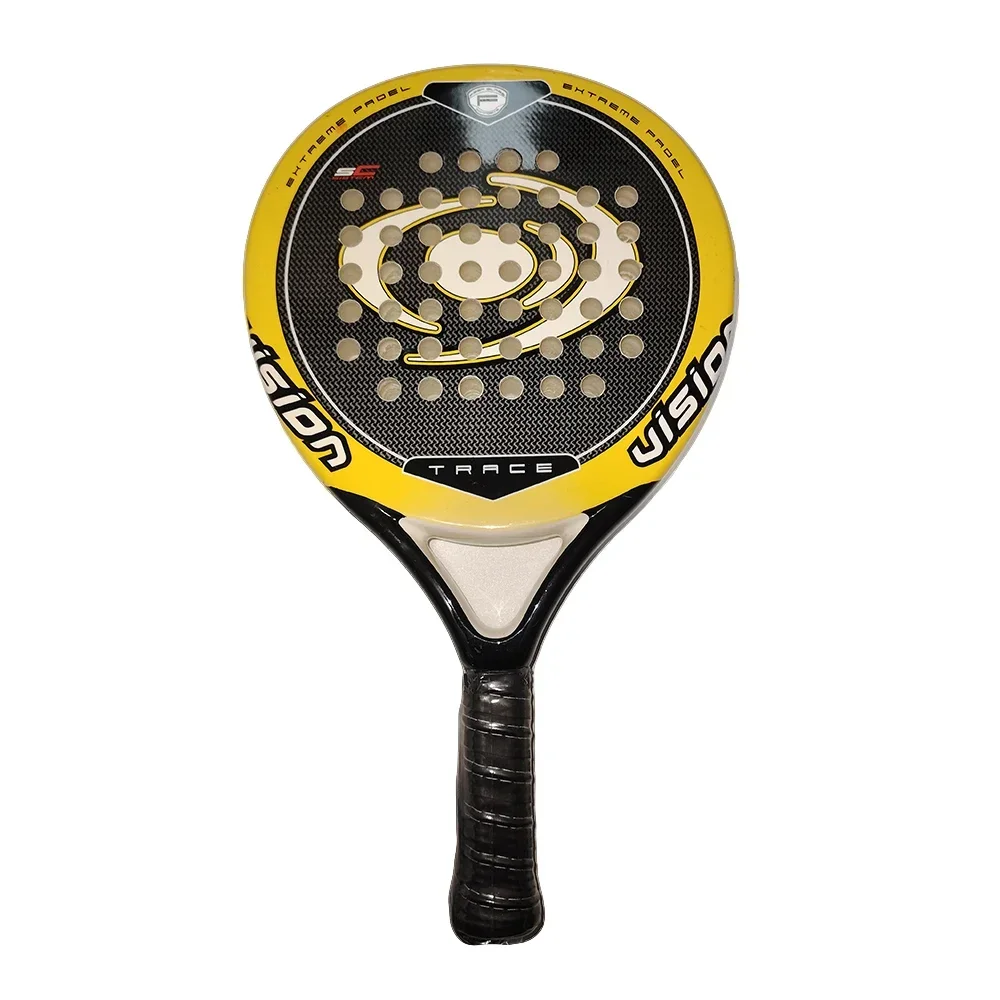 Flaw Padel Racket Carbon Fiber Surface with EVA Memory Flex Foam Core Sports Tennis Racquets